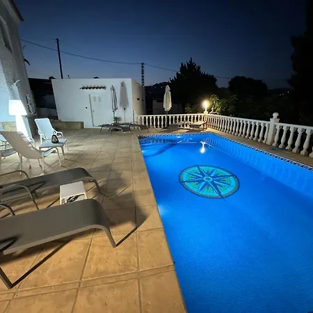 Savina, Sea And Valley View, Private Pool Villa Benissa